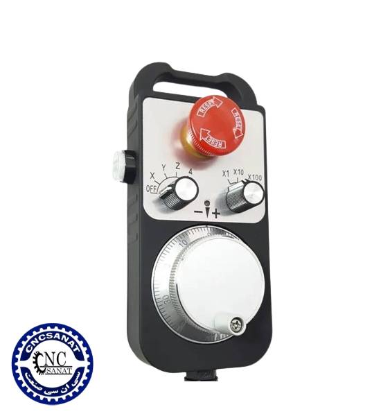 handwheel شش محور 5 ولت با سیم axis 6 هندویل cnc سی ان سی handwheel شش محور 5 ولت با سیم axis 6 - Image 1