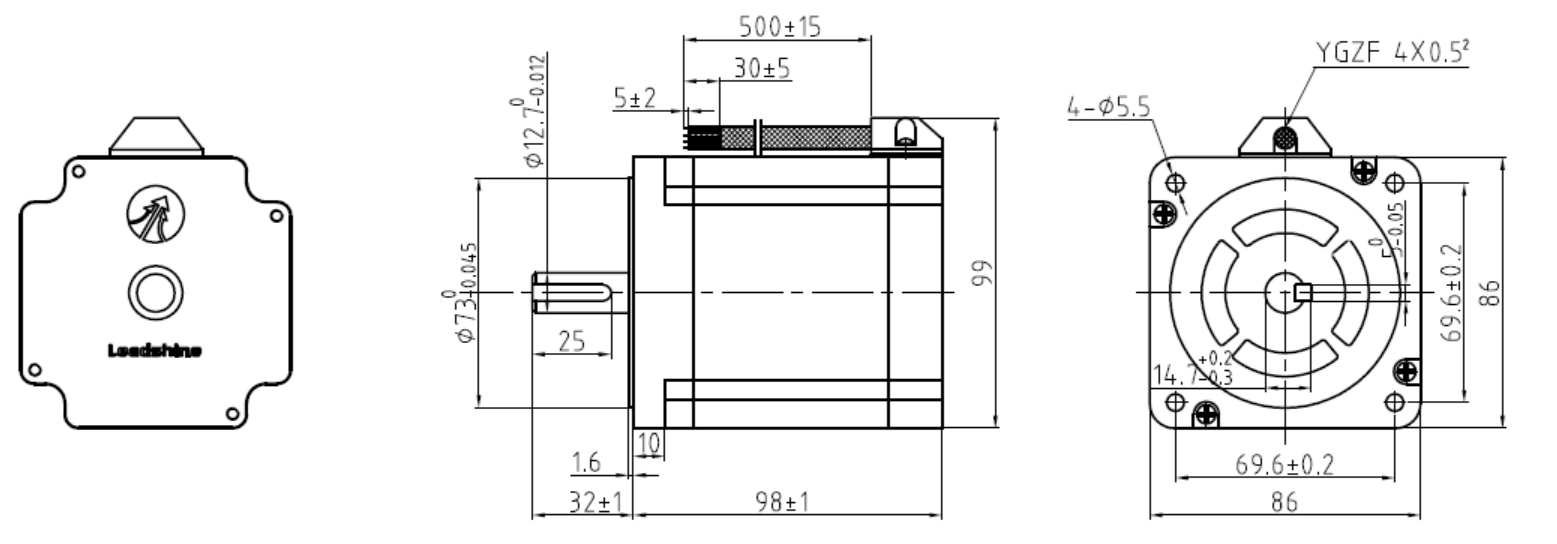 مشخصات محصول استپ موتور 80CM86