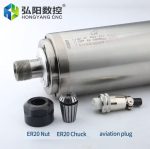 اسپیندل موتور آب خنک  2.2 کیلووات برند 24000HQD دور - Image 3
