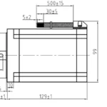 استپ موتورنما 34 گشتاور kg.cm 120 لیدشاین مدل 86CM120