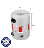 کوپلینگ صنعتی آلومینیومی مدل SRJ55 با قطر خارجی 55 میلیمتر و قابلیت سوراخکاری تا 30mm ساخت چین - Image 3